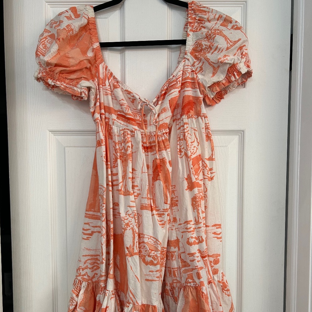 Urban Outfitters Puff Sleeve Babydoll Dress